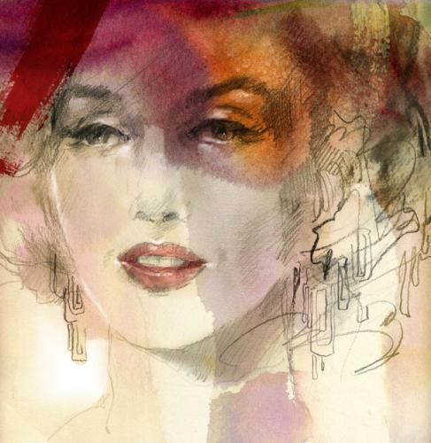 Anna Razumovskaya Hand Signed and Numbered Limited Edition Artist Embellished Canvas Giclee:"Sense of a Woman 4"