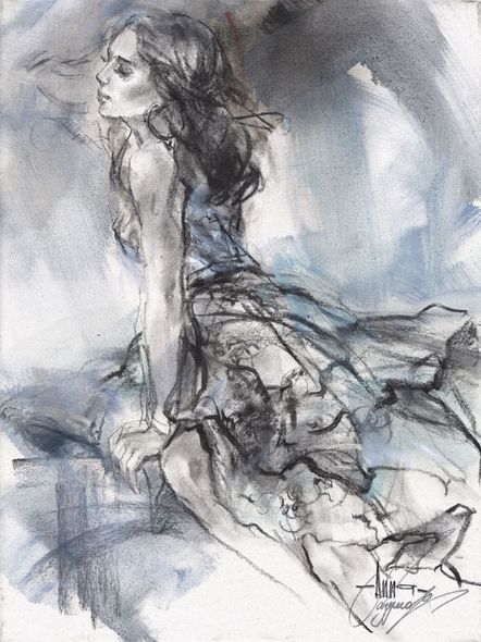 Anna Razumovskaya Original Painting:"Dream of Love 2"