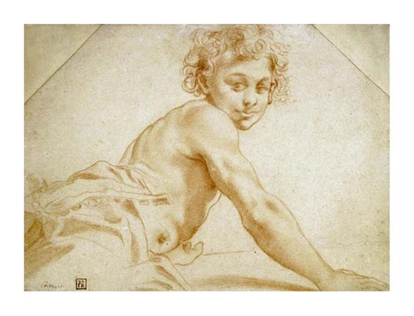 Annibale Carracci Fine Art Open Edition Gicl&eacute;e:"A Boy Looking Over His Shoulder"