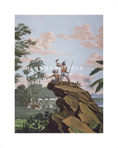 Anonymous Hand Numbered Limited Edition Print on Paper :"Arcadia I"