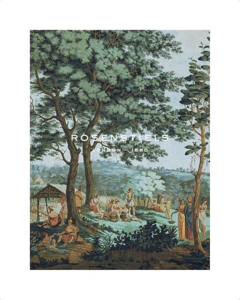 Anonymous Hand Numbered Limited Edition Print on Paper :"Arcadia II"