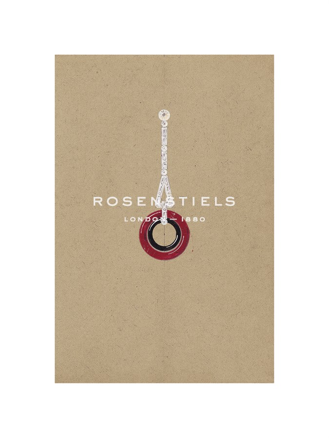 Anonymous Hand Numbered Limited Edition Print on Paper :"Jewellery Designs III"