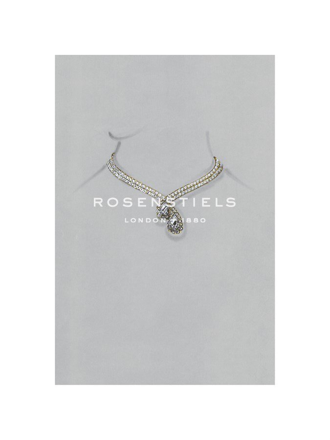 Anonymous Hand Numbered Limited Edition Print on Paper :"Jewellery Designs XI"
