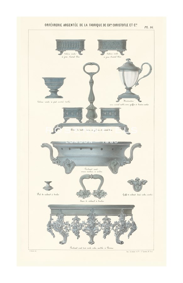 Anonymous Hand Numbered Limited Edition Print on Paper :"Silverware VI"