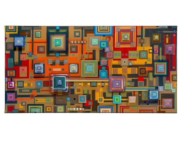 Robert Swedroe 18x36 Open Edition Gallery Wrapped Canvas:"Cybersenthesis"