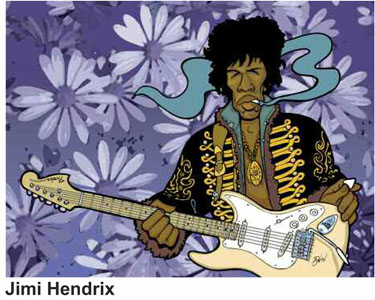 Anthony Parisi Hand Signed and Numbered Limited Edition Giclee Canvas:" Jimi Hendrix " Anthony Parisi Hand Signed and Numbered Limited Edition Giclee Canvas:" Jimi Hendrix "