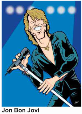 Anthony Parisi Hand Signed and Numbered Limited Edition Giclee Canvas:" Jon Bon Jovi " Anthony Parisi Hand Signed and Numbered Limited Edition Giclee Canvas:" Jon Bon Jovi "