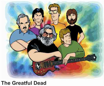 Anthony Parisi Hand Signed and Numbered Limited Edition Giclee Canvas:" The Greatful Dead " Anthony Parisi Hand Signed and Numbered Limited Edition Giclee Canvas:" The Greatful Dead "