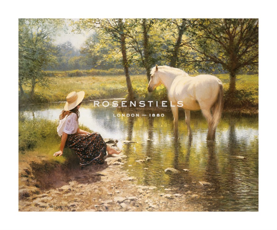 Anthony Sheath Hand Numbered Limited Edition Print on Paper :"Her New Pony"