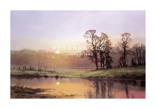 Anthony Sheath Hand Numbered Limited Edition Print on Paper :"Misty Sunrise"