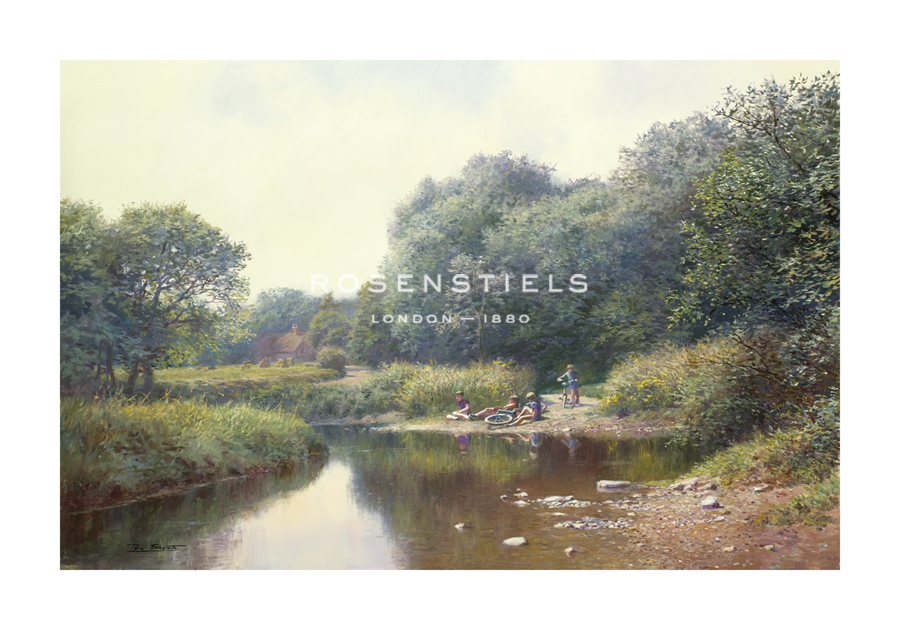 Anthony Sheath Hand Numbered Limited Edition Print on Paper :"School Holidays"