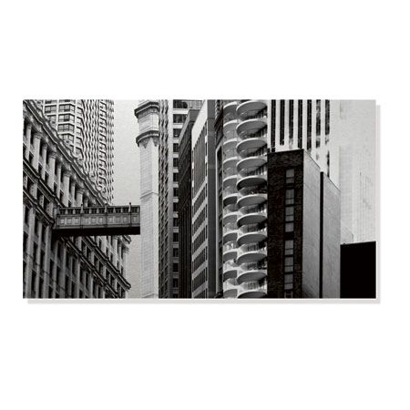 Anthony Tahlier Limited Edition Ready to Hang Giclee on Brushed Aluminum: "Urban Reflections II"
