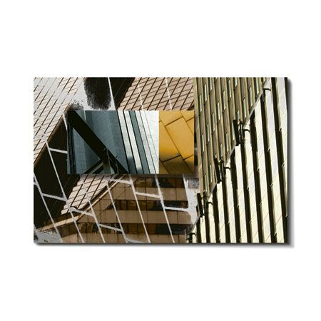 Anthony Tahlier Limited Edition Ready to Hang Giclee on Clear Acrylic on Brushed Aluminum: "Construct II"