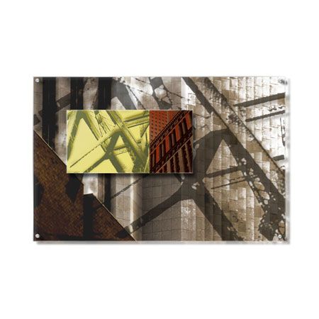 Anthony Tahlier Limited Edition Ready to Hang Giclee on Clear Acrylic on Clear Acrylic: "Construct I"