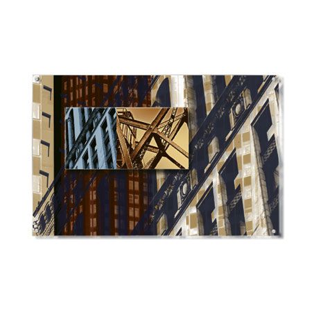 Anthony Tahlier Limited Edition Ready to Hang Giclee on Clear Acrylic on Clear Acrylic: "Construct III"