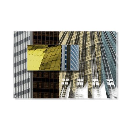 Anthony Tahlier Limited Edition Ready to Hang Giclee on Clear Acrylic on Clear Acrylic: "Construct IV"