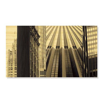 Anthony Tahlier Limited Edition Ready to Hang Giclee on Sustainable Bamboo: "Urban Reflections I"