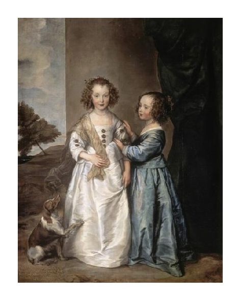 Anthony Van Dyck Fine Art Open Edition Gicl&eacute;e:"Philadelphia and Elisabeth Wharton"