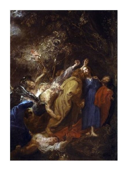 Anthony Van Dyck Fine Art Open Edition Gicl&eacute;e:"Taking of Christ"