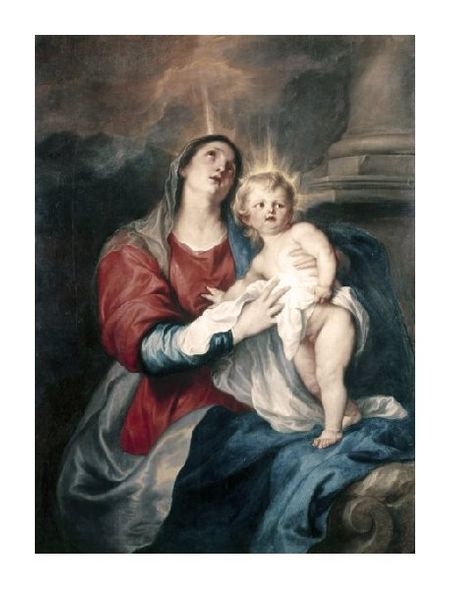 Anthony Van Dyck Fine Art Open Edition Gicl&eacute;e:"Virgin & Child"