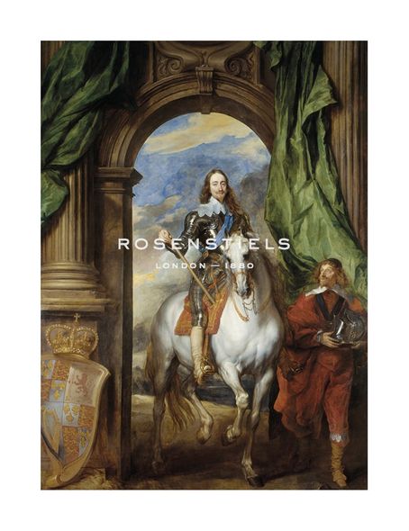 Anthony Van Dyck Hand Numbered Limited Edition Print on Paper :"Charles I (1600-1649) with M. de St Antoine"