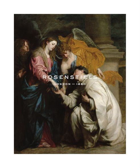 Anthony Van Dyck Hand Numbered Limited Edition Print on Paper :"The Vision of the Blessed Hermann Joseph"
