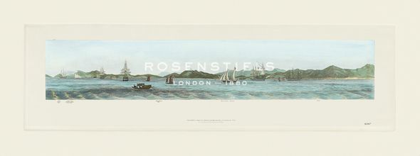 Antique Local Views Hand Numbered Limited Edition Print on Paper :"Kowloon Peninsular III"