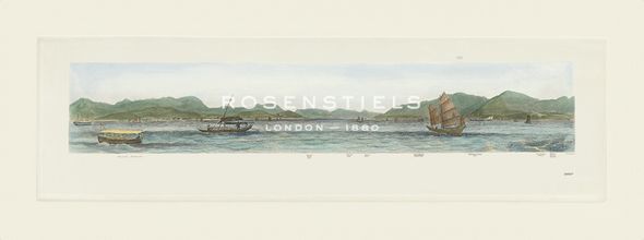 Antique Local Views Hand Numbered Limited Edition Print on Paper :"Stonecutters Island"