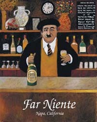 Antique Poster Reproduction Giclee on Paper::"Far Niente"