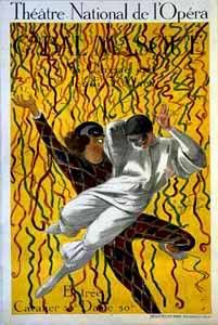 Antique Poster Reproduction Giclee on Paper::"Theatre National de l'Opera"