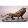 Antoine-Louis Barye Handcrafted Solid Bronze Sculpture:"Growling Lion"