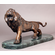 Antoine-Louis Barye Handcrafted Solid Bronze Sculpture:"Growling Lion"