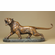 Antoine-Louis Barye Handcrafted Solid Bronze Sculpture:"Growling Tiger"
