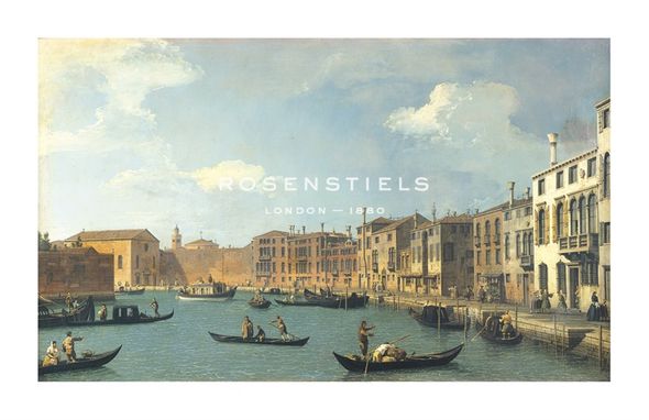 Antonio Canaletto Hand Numbered Limited Edition Print on Paper :"View Of The Canal Of Santa Chiara"