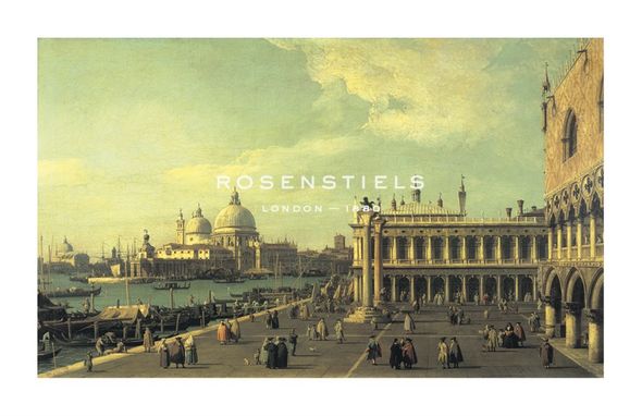 Antonio Canaletto Hand Numbered Limited Edition Print on Paper :"View Of The Molo Towards The Grand Canal, Venice"