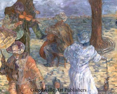 Antony Andrews Handsigned and Numbered Limited Edition Gallery Giclee Paper: "Classical Stroll"