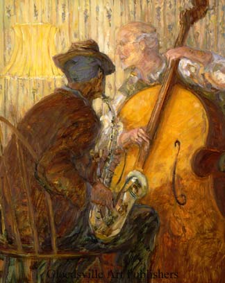 Antony Andrews Handsigned and Numbered Limited Edition Gallery Giclee Paper: "Cool Riff"