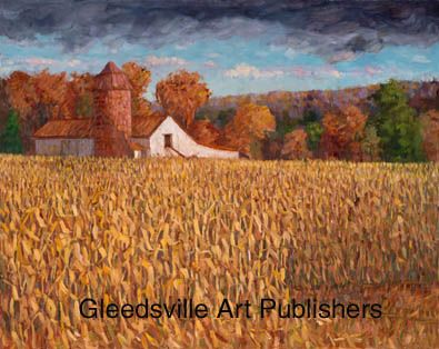Antony Andrews Handsigned and Numbered Limited Edition Gallery Giclee Paper: "October Corn"