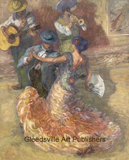 Antony Andrews Handsigned and Numbered Limited Edition Gallery Giclee Paper: "Wedding Dance"