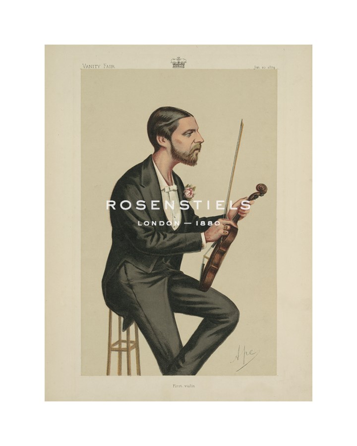 Apey Hand Numbered Limited Edition Print on Paper :"First Violin"