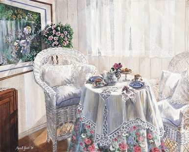 April Yost Limited Edition Museum Quality Giclée: "The Tea by April Yost"