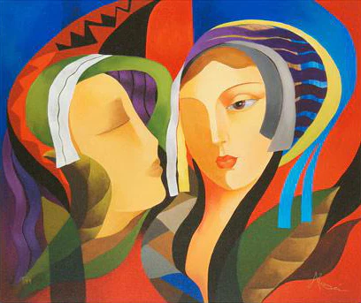 Arbe (Ara Berberyan) Limited Edition Giclée on Canvas: "Delicate Aura" Arbe (Ara Berberyan) Limited Edition Giclée on Canvas: "Delicate Aura"
