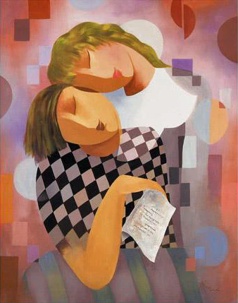 Arbe (Ara Berberyan) Limited Edition Giclée on Canvas: "Union" Arbe (Ara Berberyan) Limited Edition Giclée on Canvas: "Union"