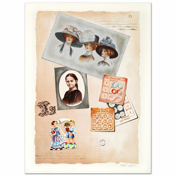 Arie Azene Limited Edition 17.5 x 26 lithograph:"Family Album II"