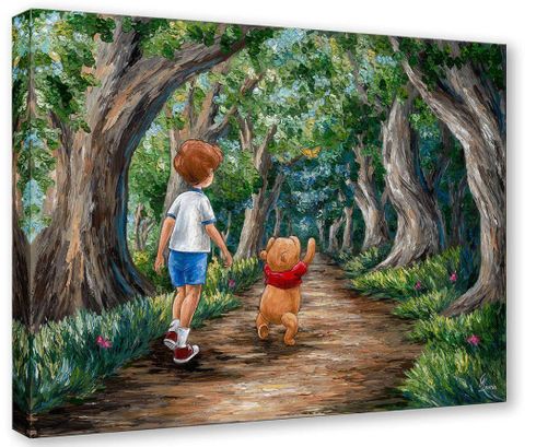 Jennifer Lanna Disney Limited Edition Gallery Wrap Canvas Giclee:"Wooded Path"