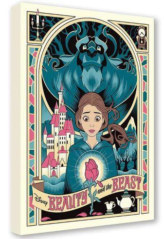 Eric Tan Disney Limited Edition Gallery Wrap Canvas Giclee:"Beauty is Found Within"