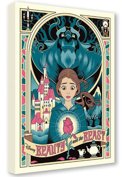 Eric Tan Disney Limited Edition Gallery Wrap Canvas Giclee:"Beauty is Found Within"