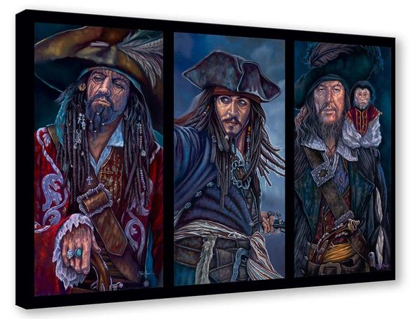 Arienne Boley Disney Limited Edition Gallery Wrap Canvas Giclee:"A Pirates Life for Me"