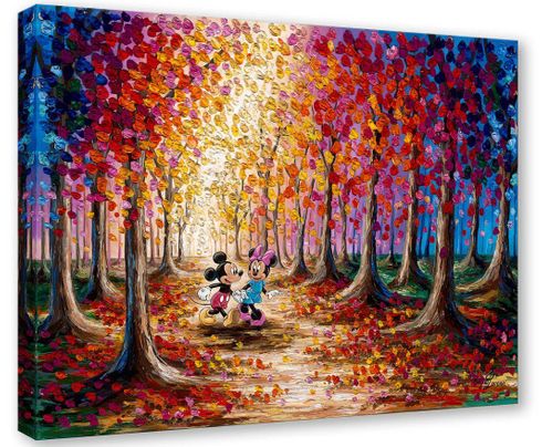 Jennifer Lanna Disney Limited Edition Gallery Wrap Canvas Giclee:"Colorful Forest"