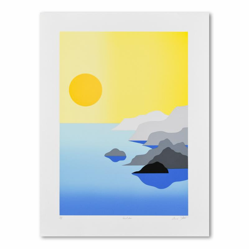 Armond Fields Limited Edition 18 x 28 serigraph:"Quiet Sea"